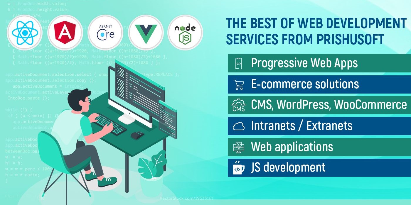 Top Web Development Services Offered by Prishusoft